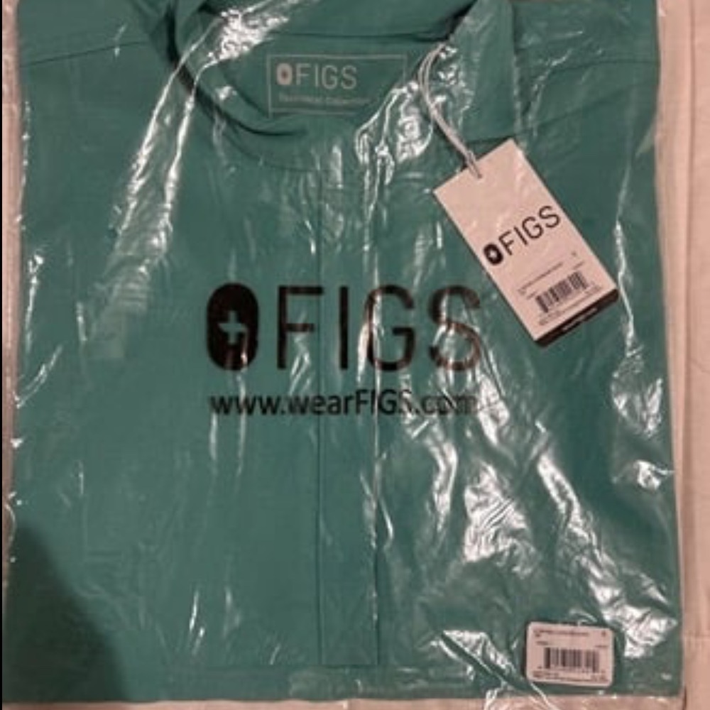 Figs Scrub Top, Surgical Green, Small